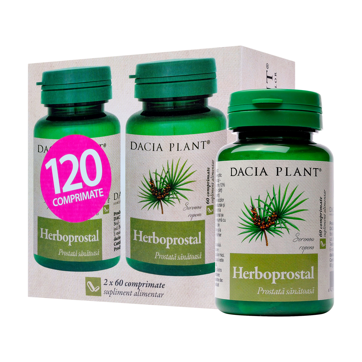 Herboprostal 120 comprimate