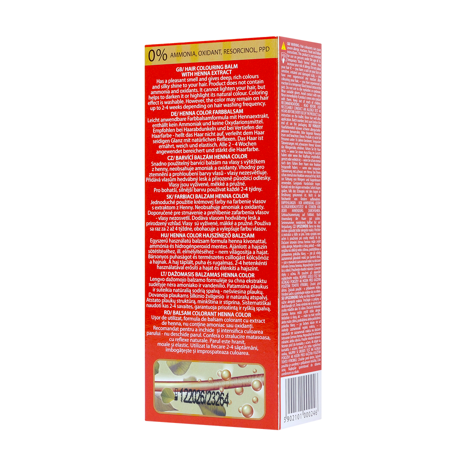 Balsam colorant par henna sonia nr.7 - cupru 75 g