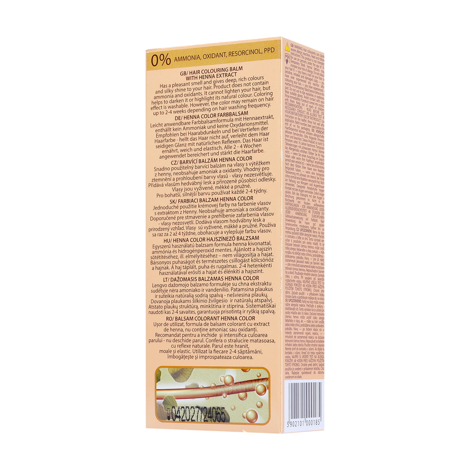 Balsam colorant par henna sonia nr.1 - blond auriu 75 g