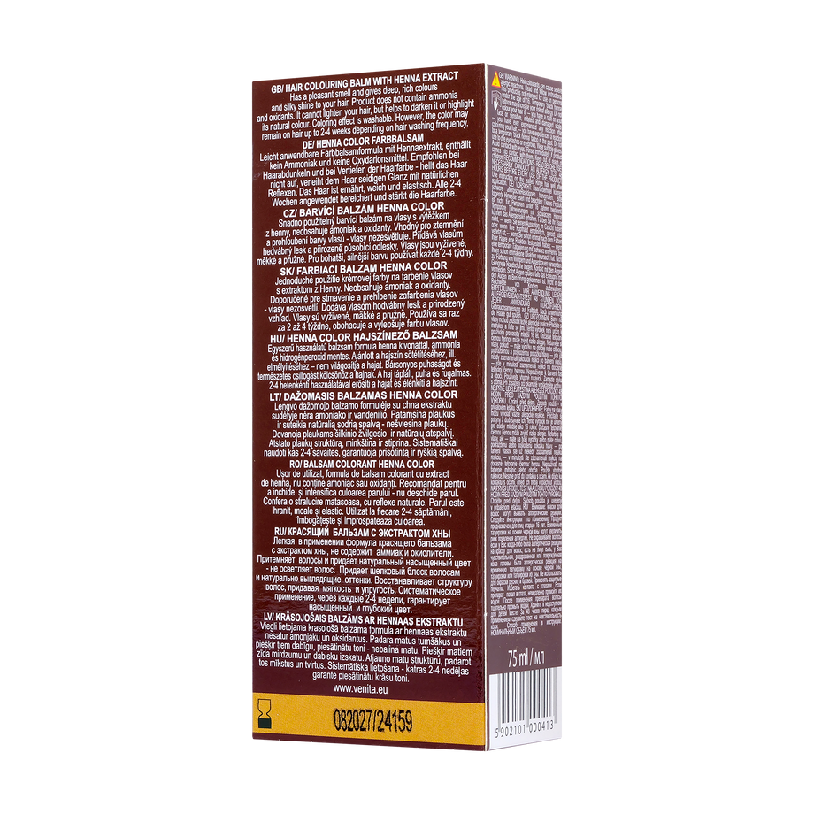 Balsam colorant par henna sonia nr.115 - ciocolatiu 75 g