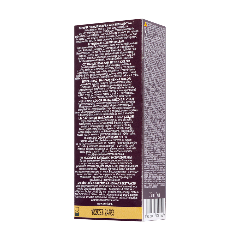 Balsam colorant henna sonia nr.18 - cireasa neaga 75 g