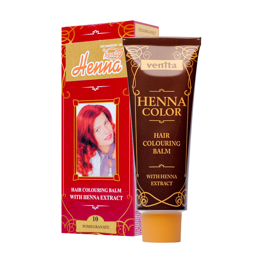 Balsam colorant par henna sonia nr.10 - rosu rodie 75 g