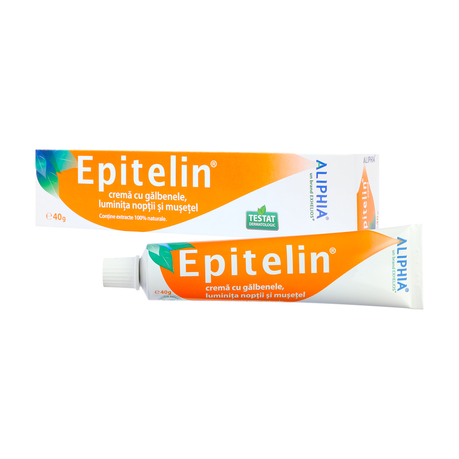 Crema epitelin cu galbenele, musetel, luminita noptii 40 g