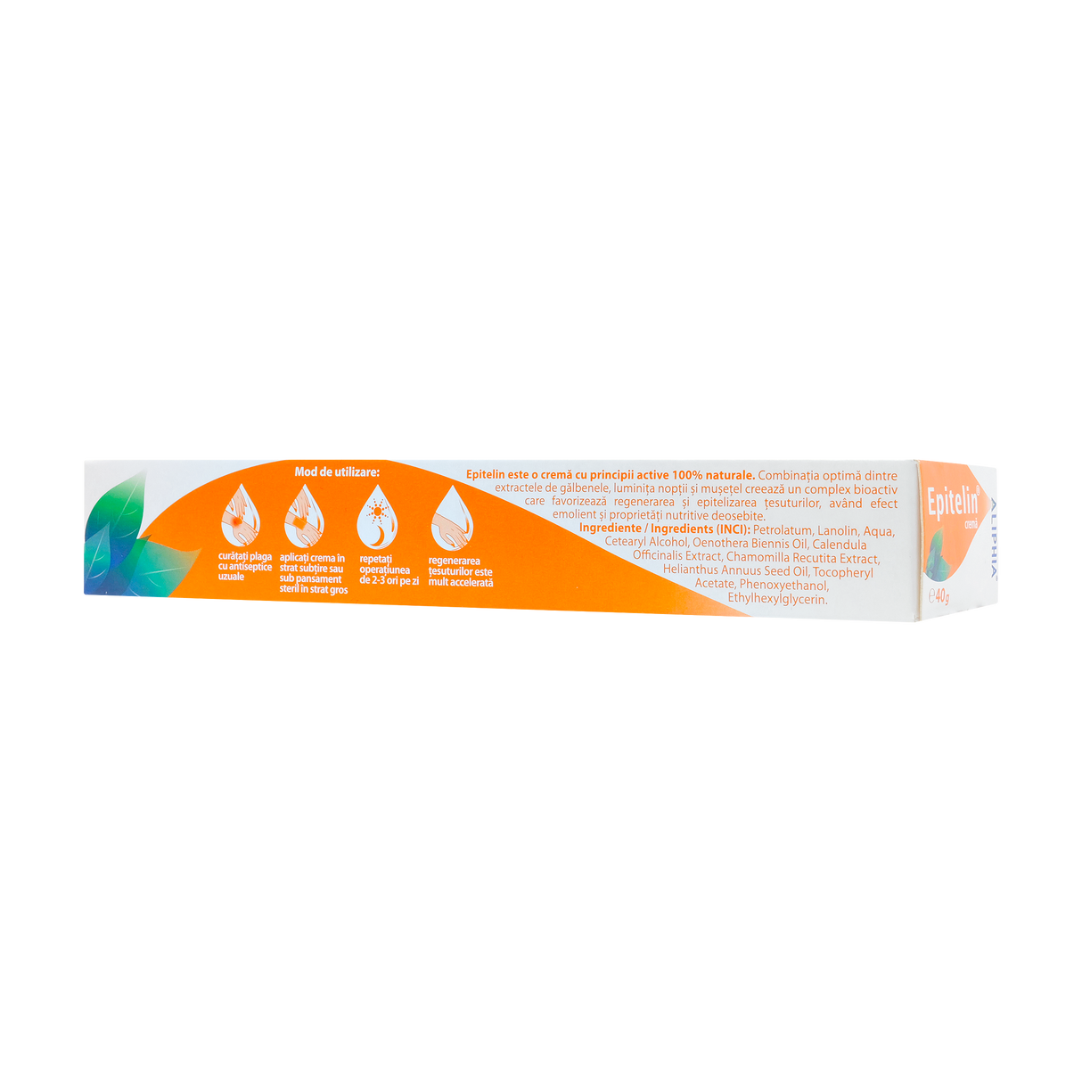 Crema epitelin cu galbenele, musetel, luminita noptii 40 g