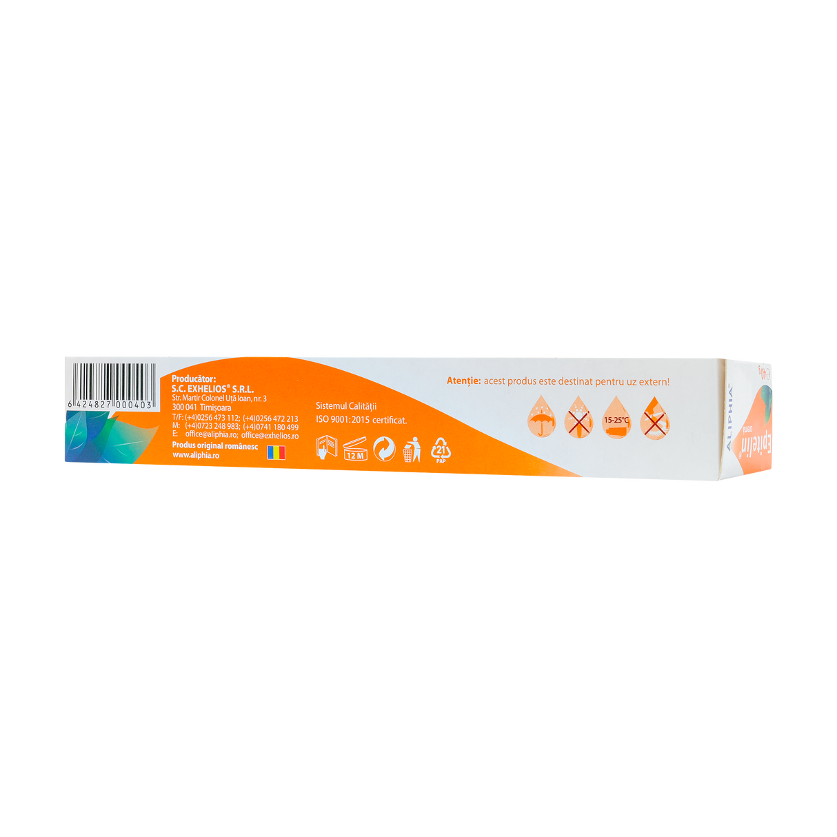 Crema epitelin cu galbenele, musetel, luminita noptii 40 g
