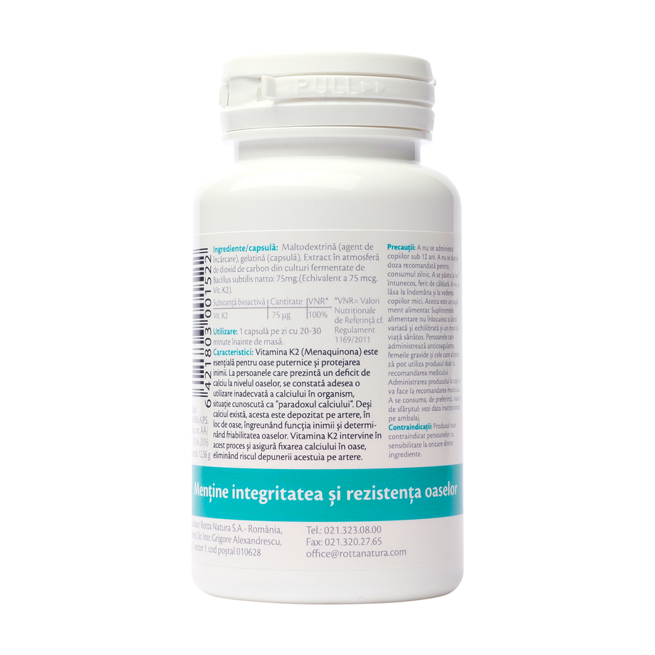 Vitamina K2 naturala 30 capsule