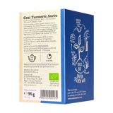 Ceai turmeric auriu cu ghimbir si cardamom 18 capsule