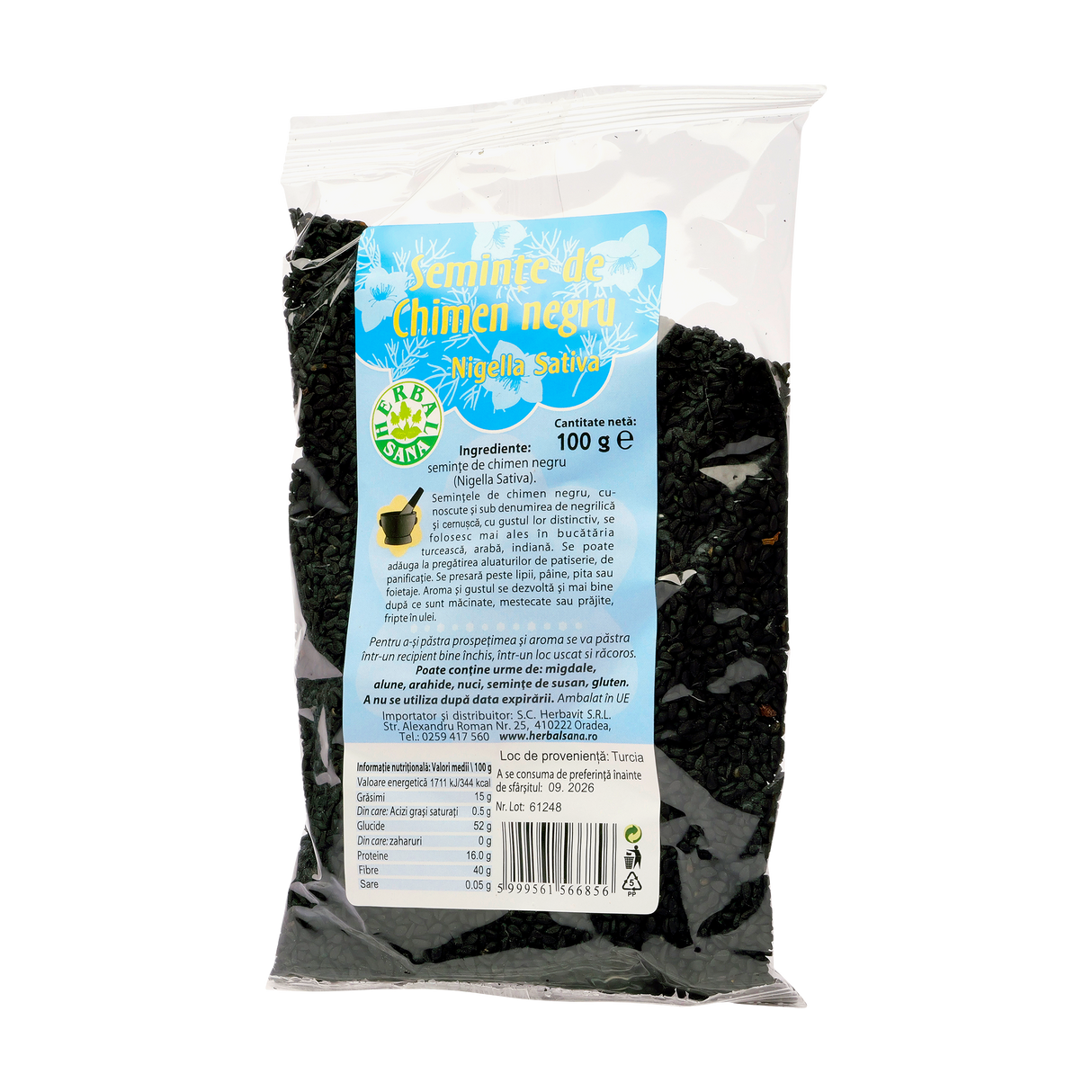 Seminte de chimen negu 100 g