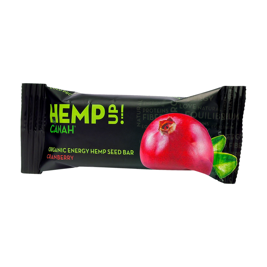 Baton cu Seminte de Canepa si Merisoare 48 g