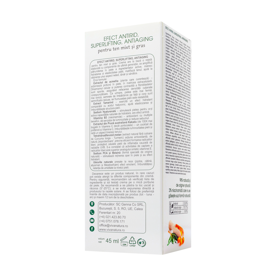 Crema antirid superlifting ten mixt si gras 45 ml