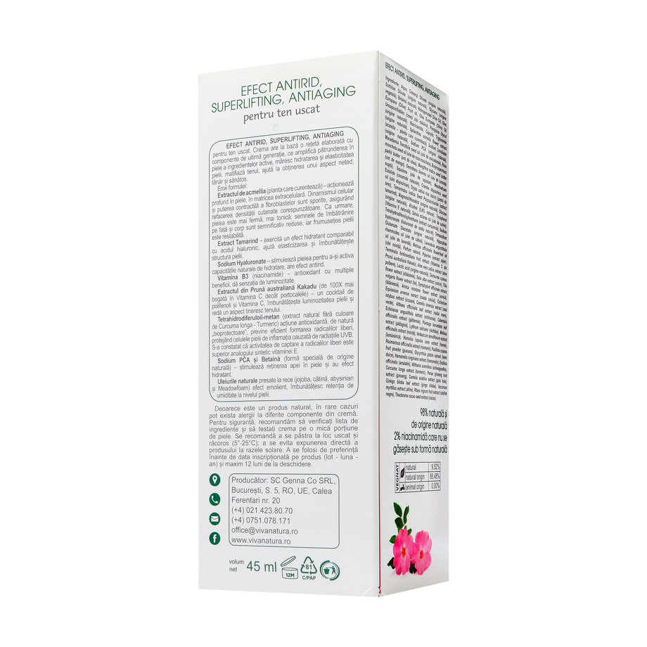 Crema antirid superlifting ten uscat 45 ml