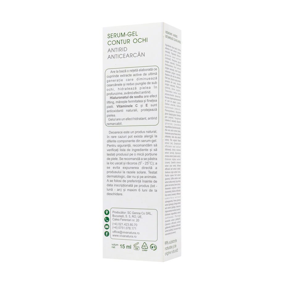 Gel contur ochi antirid 15 ml