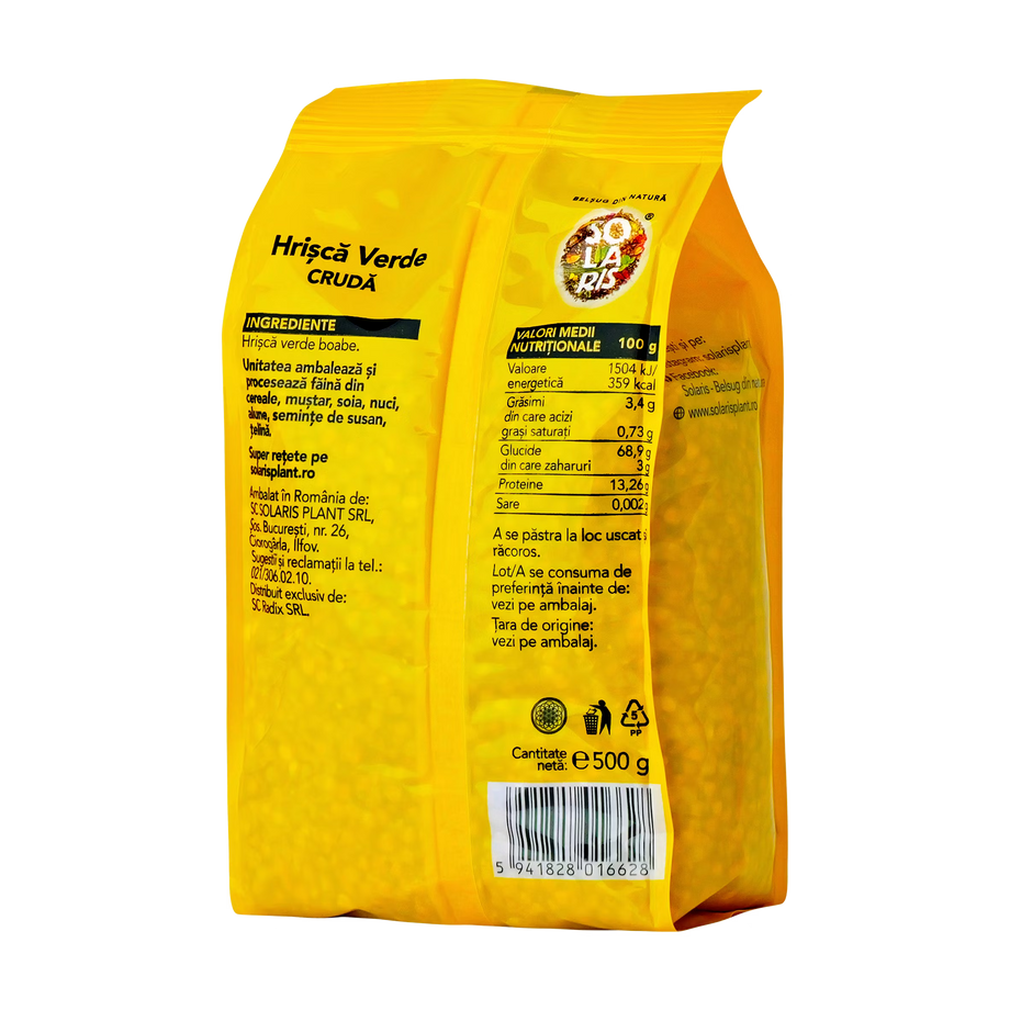 Hrisca boabe crude 500g Solaris