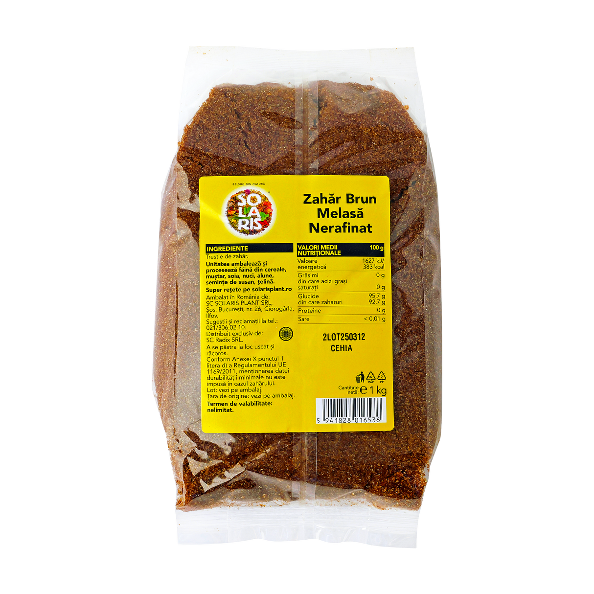 Zahar brun melasa nerafinat 1 kg