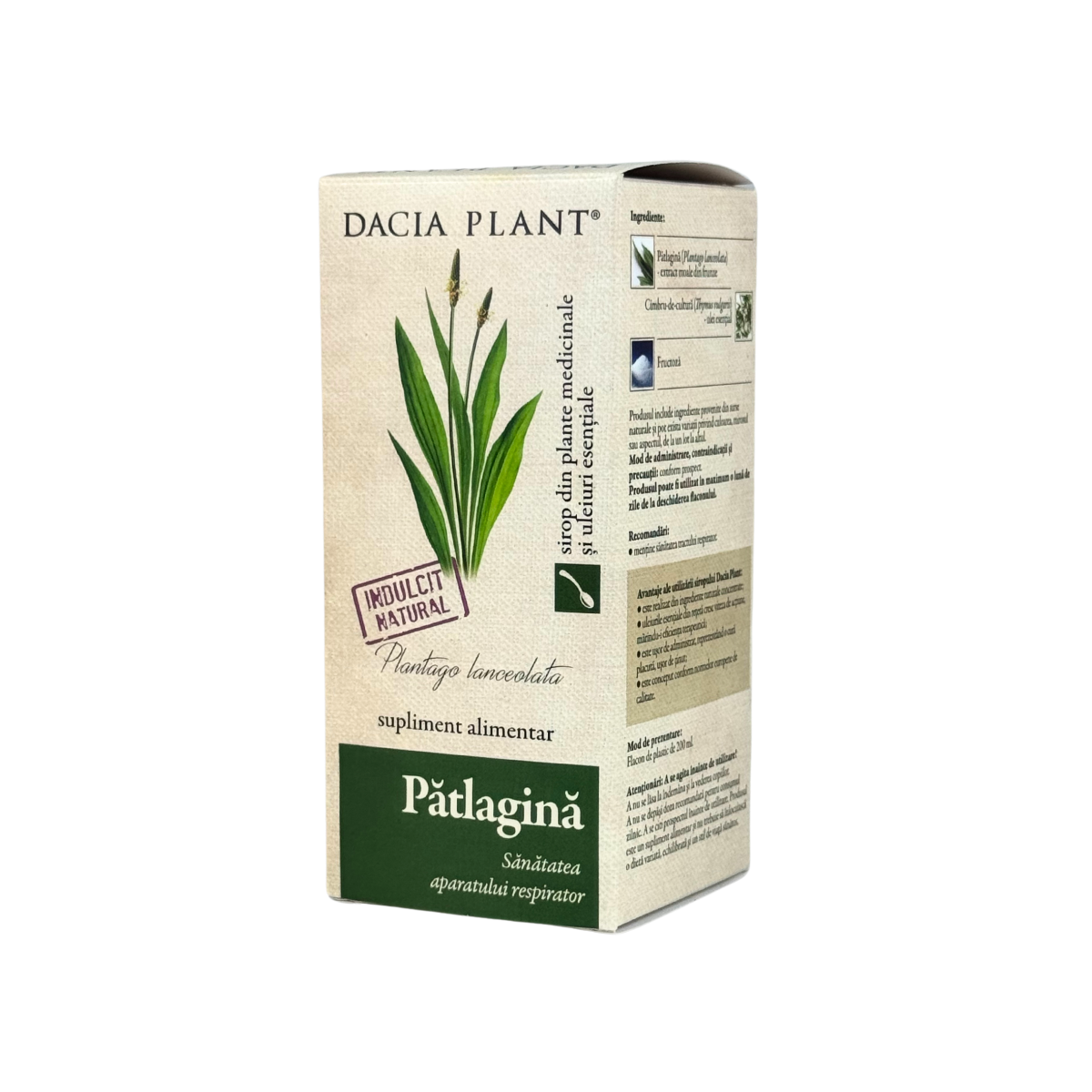 Sirop patlagina 200 ml