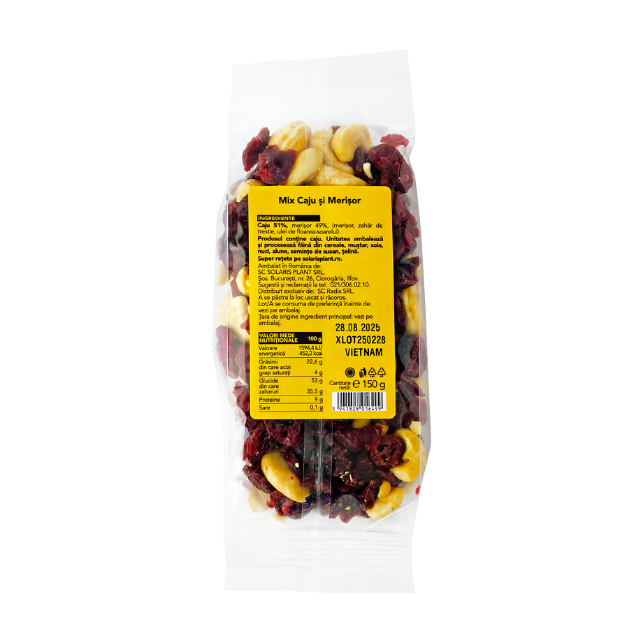 Mix caju si merisor 150 g
