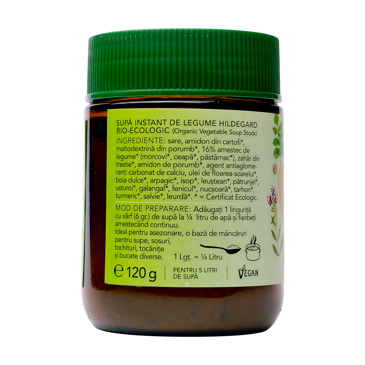Supa instant de legume 120 g