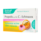Propolis + vitamina C + echinaceea 30 capsule