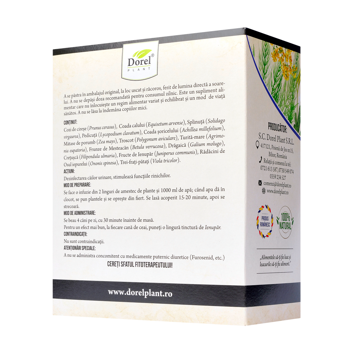 Ceai renal-plant (rinichi sanatosi) 150 g