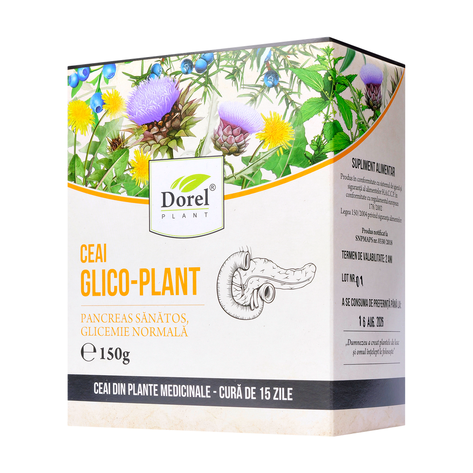 Ceai glico-plant (glicemie normala) 150 g