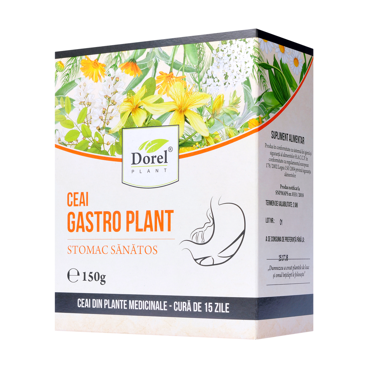 Ceai gastro-plant (stomac sanatos) 150 g