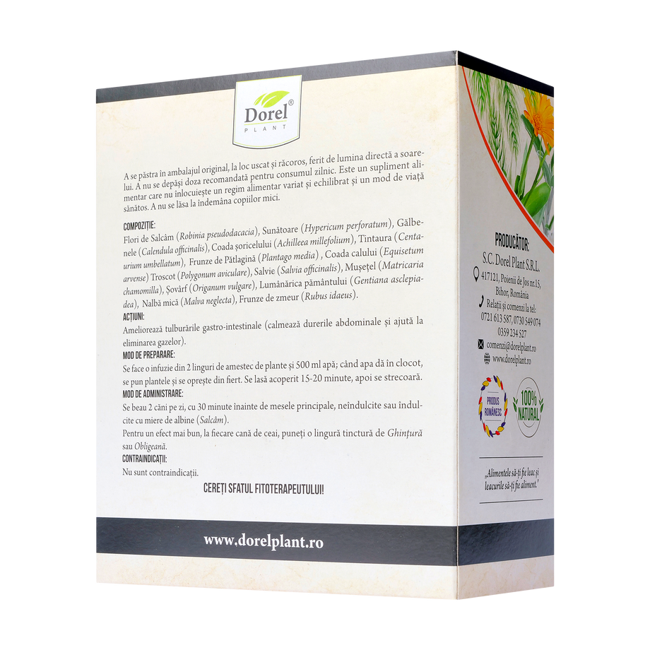 Ceai gastro-plant (stomac sanatos) 150 g