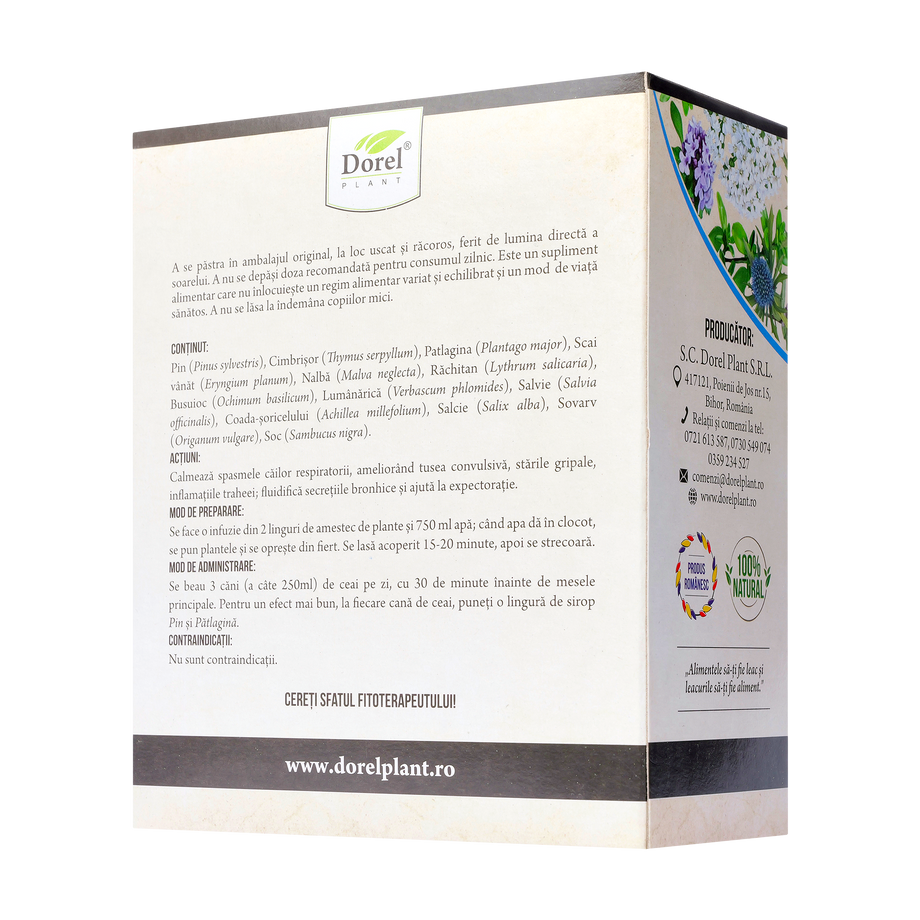 Ceai respiro-plant (plamani sanatosi) 150 g