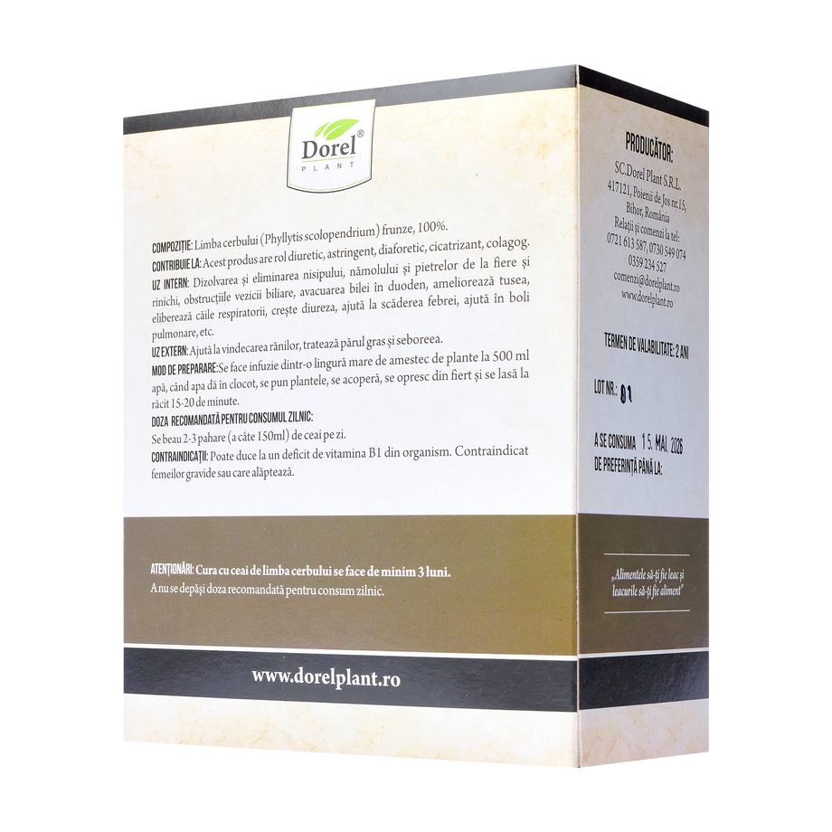 Ceai limba cerbului 120 g