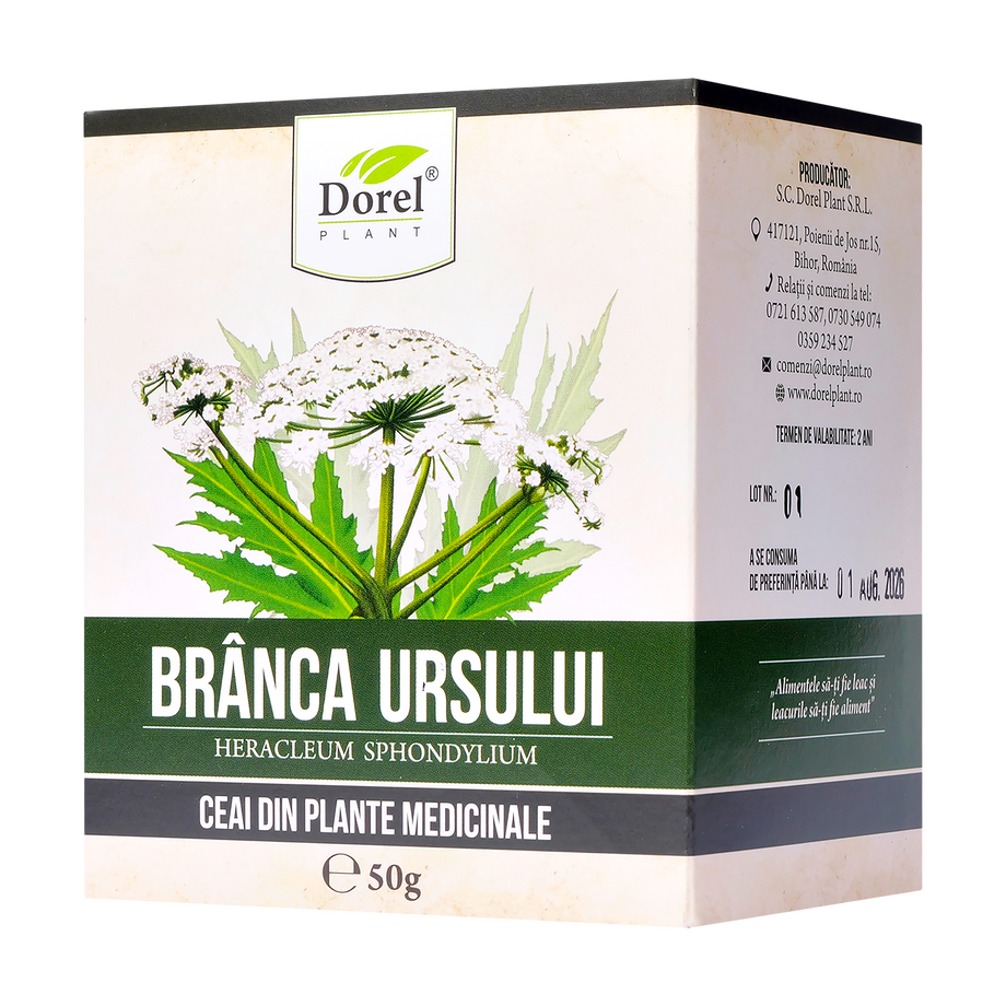 Ceai branca ursului 50 g Dorel Plant