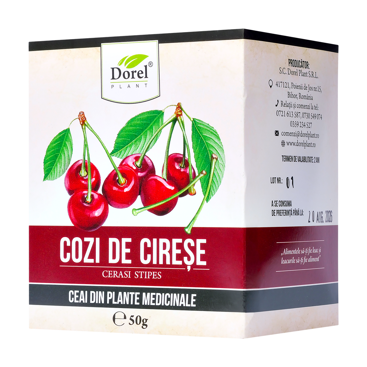 Ceai cozi de cirese 50 g Dorel Plant