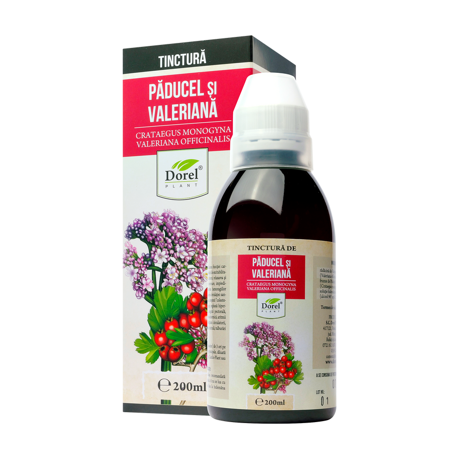 Tinctura paducel si valeriana 200 ml