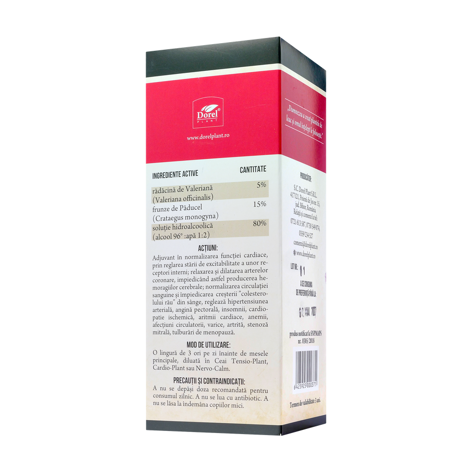 Tinctura paducel si valeriana 200 ml