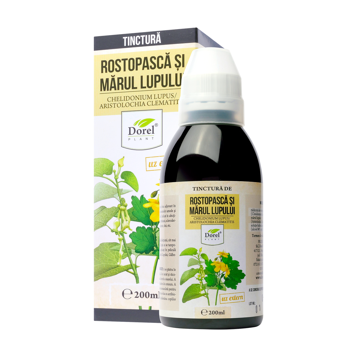 Tinctura Rostopasca si Marul lupului 200 ml