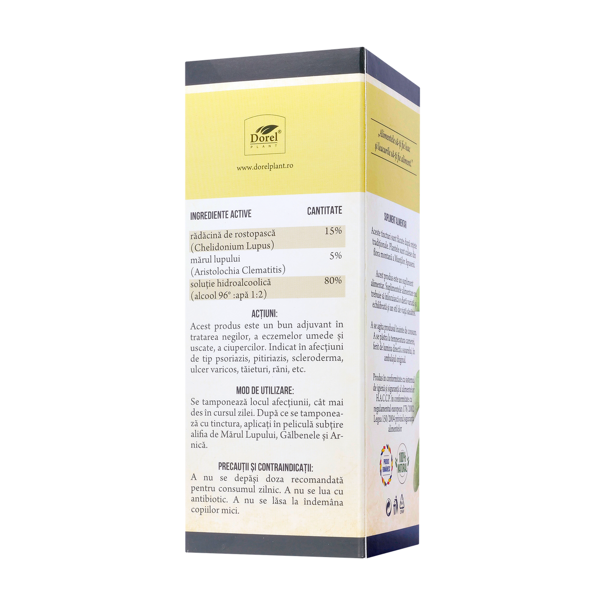 Tinctura Rostopasca si Marul lupului 200 ml