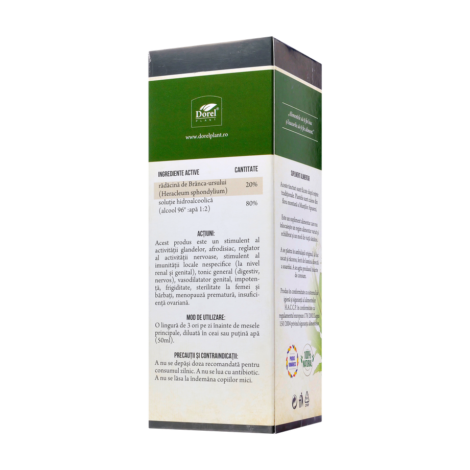 Tinctura branca ursului 200 ml Dorel Plant