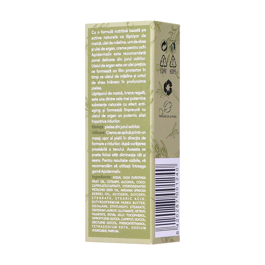 Apidermaliv crema de ochi 10 ml