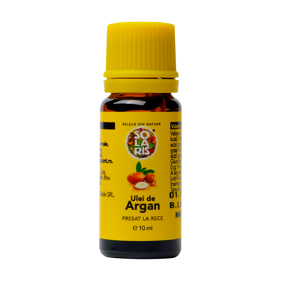 Ulei argan presat la rece 10ml Solaris