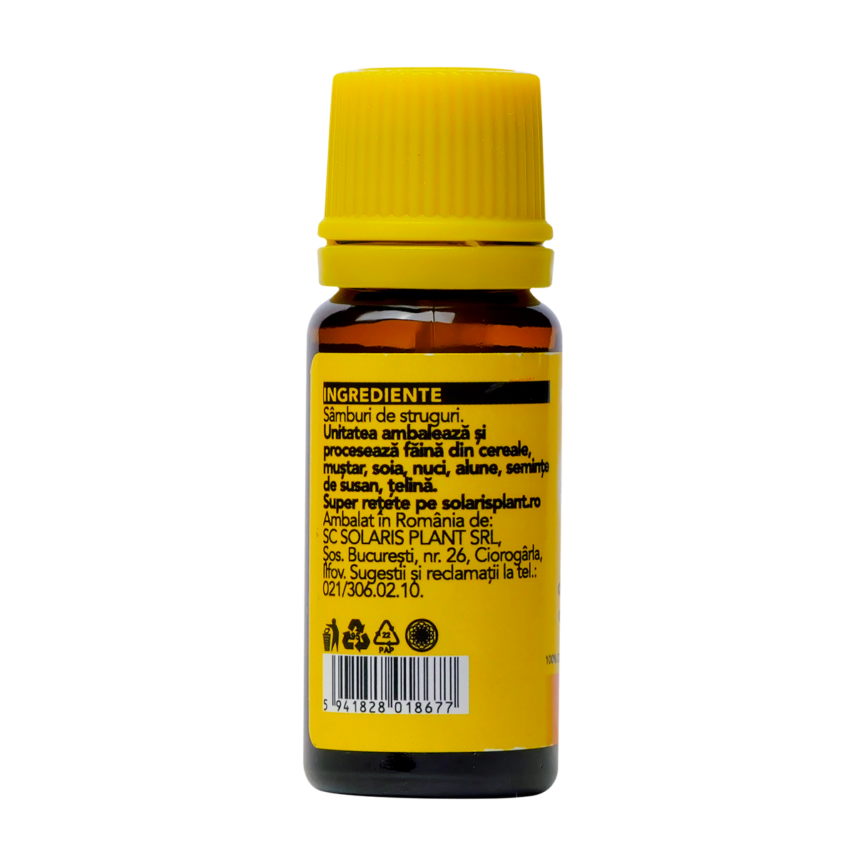 Ulei samburi struguri presat la rece 10 ml
