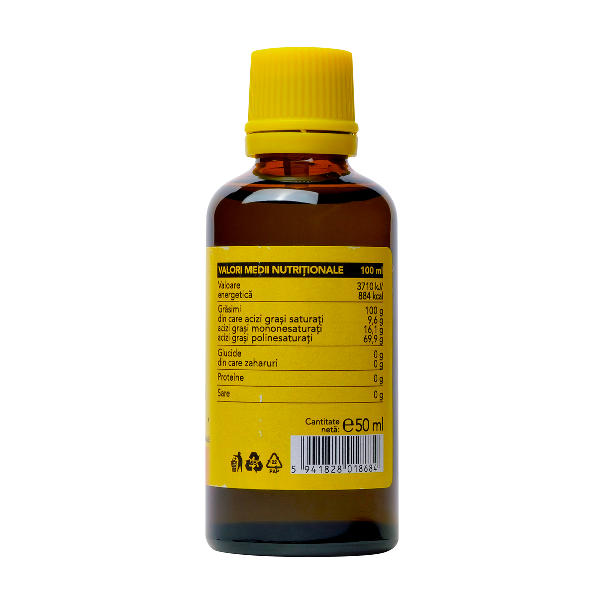 Ulei samburi struguri presat la rece 50 ml