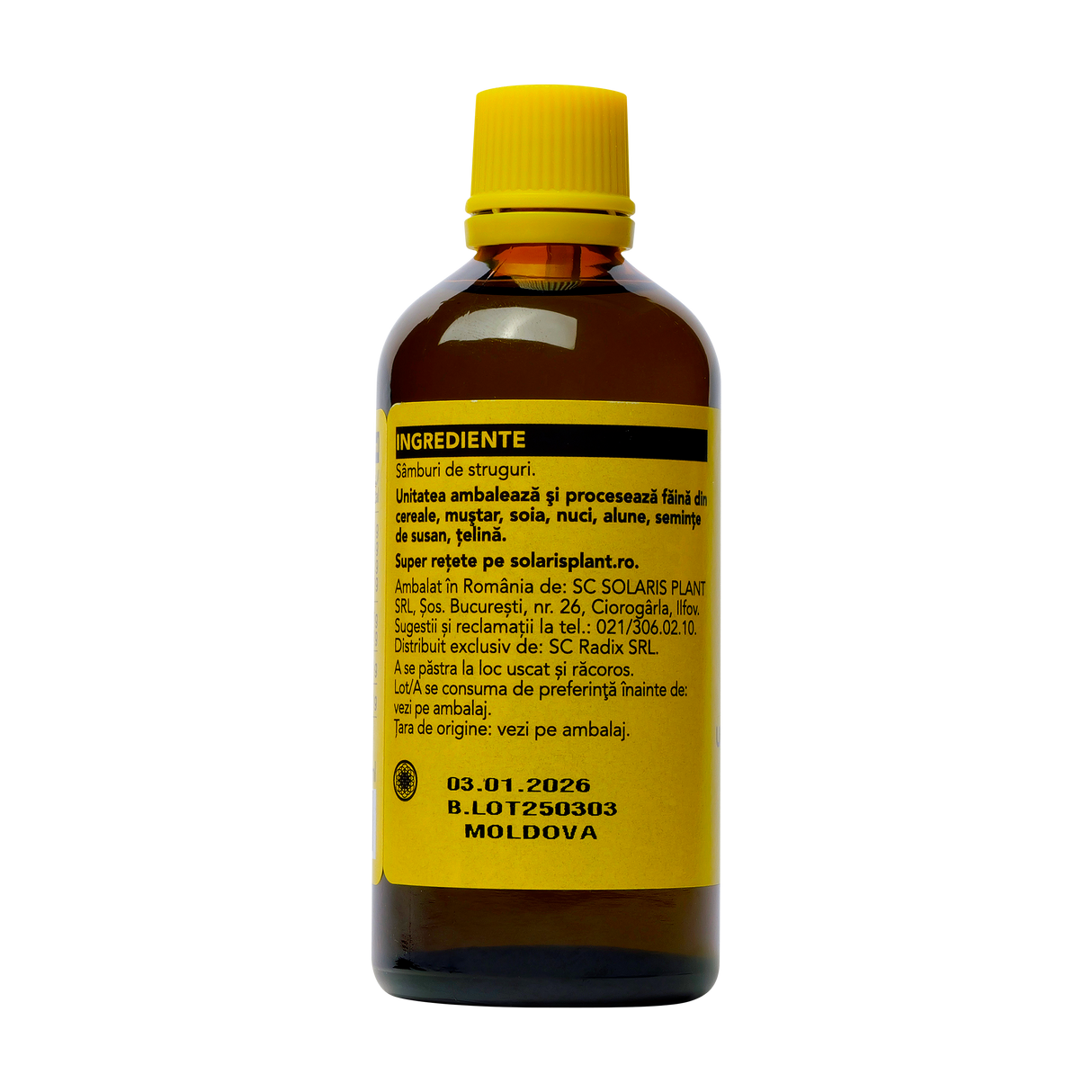 Ulei samburi struguri presat la rece 100 ml