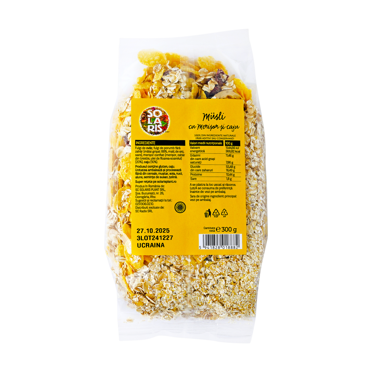Musli cu merisor si caju 300 g