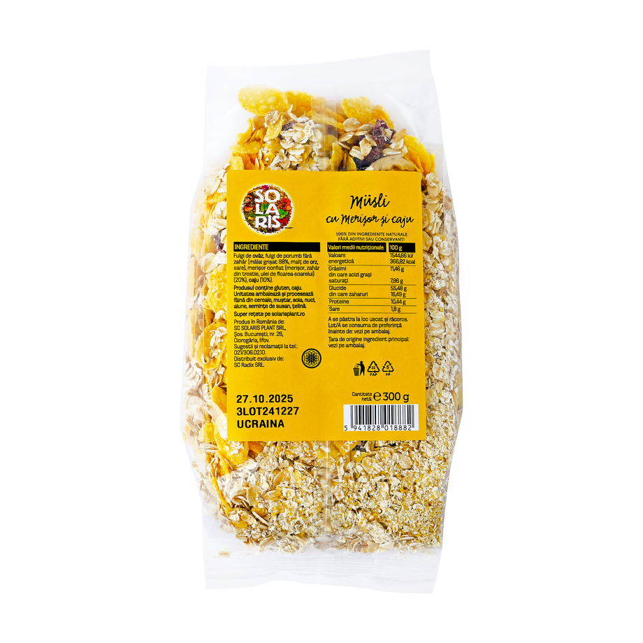 Musli cu merisor si caju 300 g