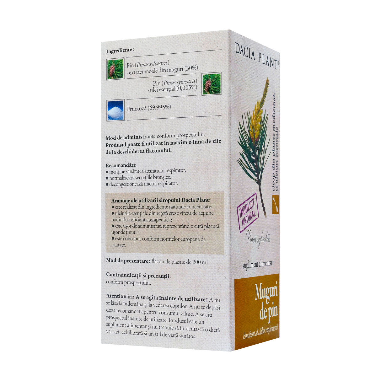 Sirop muguri de pin 200 ml