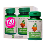 Spirulina si ganoderma 120 comprimate