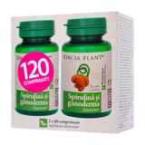 Spirulina si ganoderma 120 comprimate