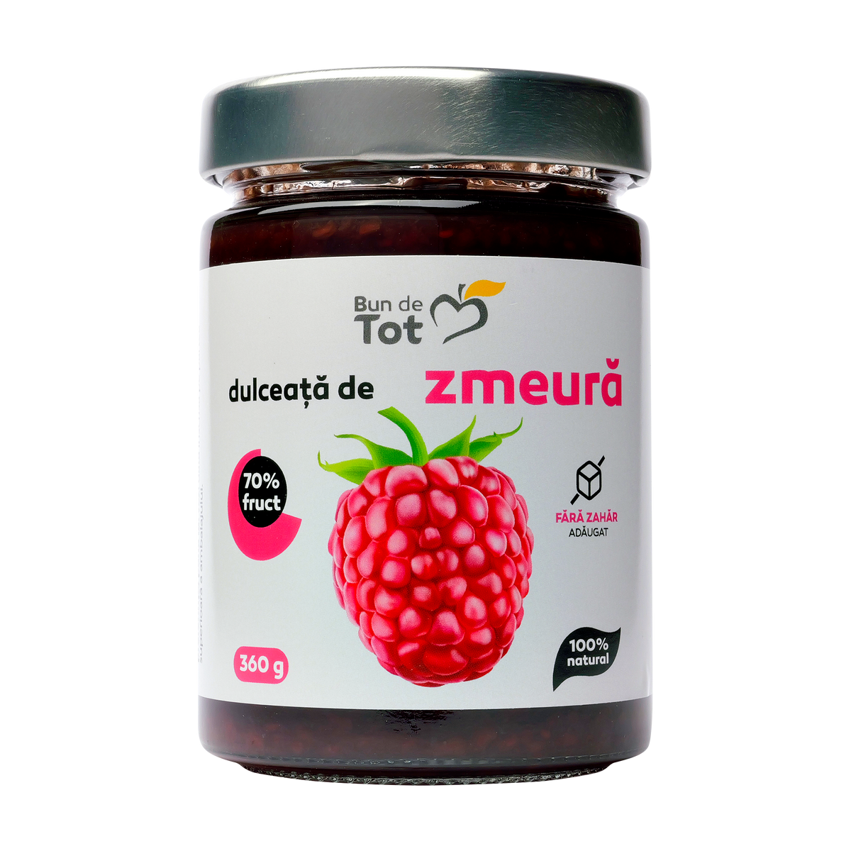 Dulceata de zmeura Bun de tot 360 g