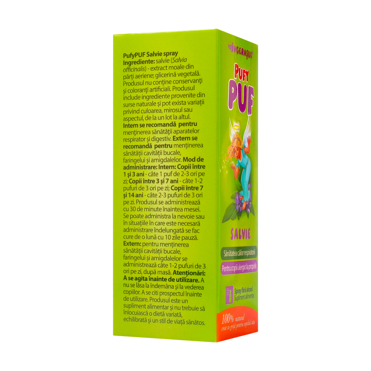 Salvie Pufy puf fara alcool spray 20 ml