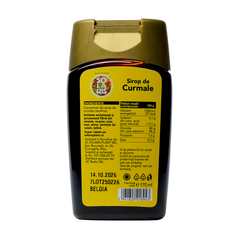 Sirop de curmale 170 ml