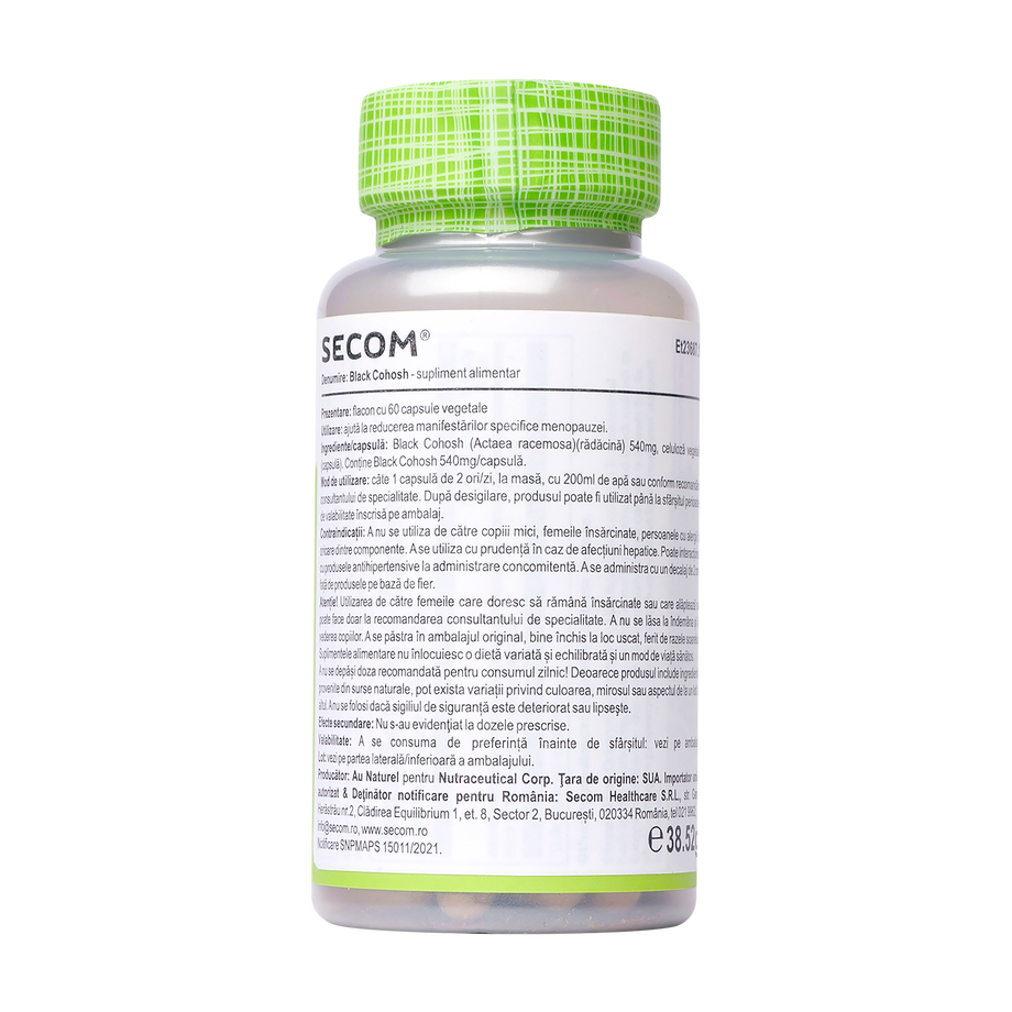 Black Cohosh 540mg 60 capsule