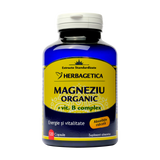 Magneziu organic B-complex 120 capsule